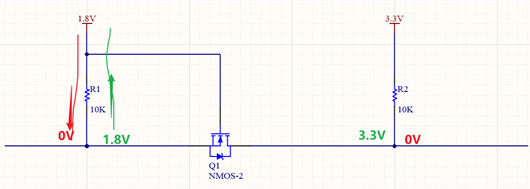 ?mos管電平轉換電路