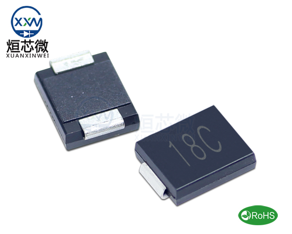 1.5SMC18CA參數(shù),TVS二極管1.5SMC18CA瞬態(tài)抑制二極管