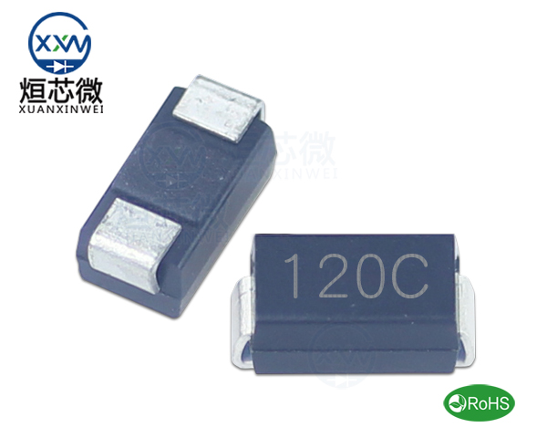 P4SMA120CA參數,TVS二極管P4SMA120CA瞬態(tài)(變)抑制二極管